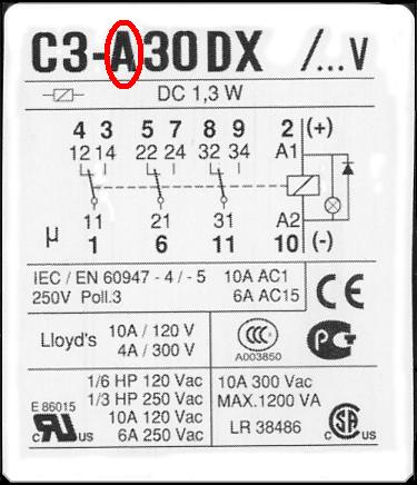 Kontaktart und Spulentyp